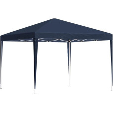 3 x 3 m automatinė sulankstoma akordeoninė plieninė pavėsinė (be šoninių tentų, mėlyna)