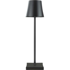 Venice Light Corte Wireless LED Table Lamp, Dimmable and Splash Protection According to Protection Class IP54, Battery Life up to 24 Hours, USB Charging, Warm White Light, Colour Classic Black