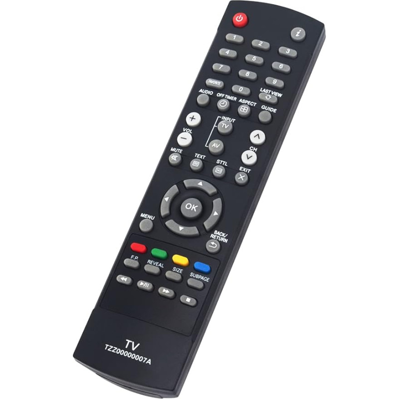 Replacement Remote Control for PANASONIC TV TX-L19X5B TX-L19X5E TX-L24C5B TX-L24C5E TX-L24C5ES TX-L24X5B TX-L24X5E TX-L32C5B TX-L32C5E TX-L42U5B TX-L42U5B L42U5 E TX-LR19 X5 TTTX-LR24X5 TX-LR32C5