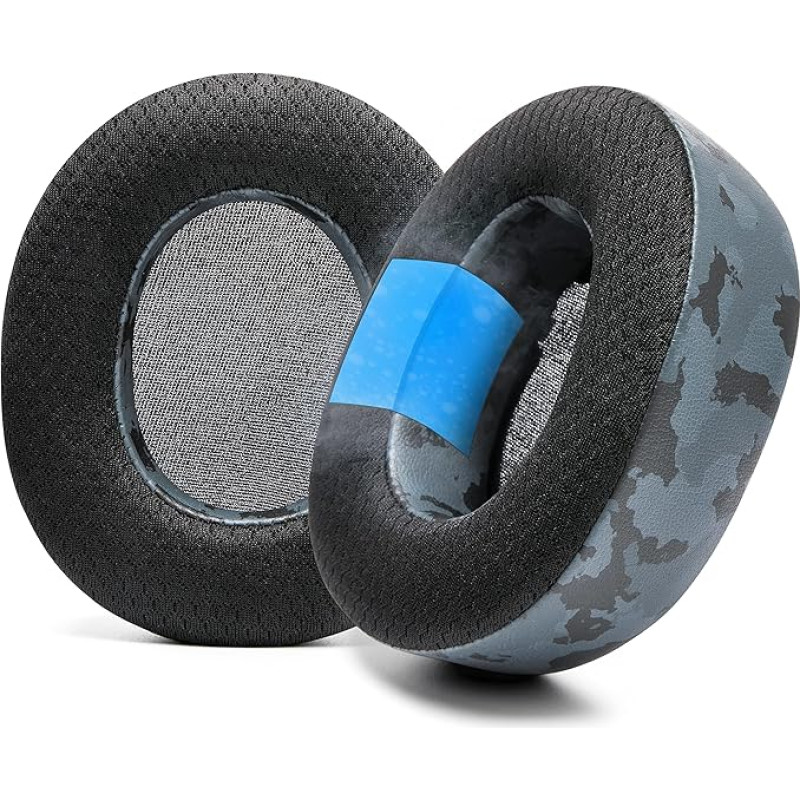 WC Freeze Nova Pro Wireless - Cooling Gel Replacement Ear Pads for Steelseries Arctis Nova Pro Wireless by Wicked Cushions, Enhanced Durability, Thickness and Soundproofing | Black Camo