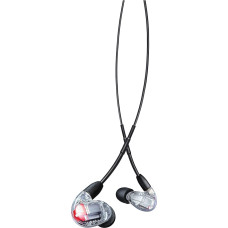 Shure SE846 Kabelgebundene Sound Isolating Ohrhörer, hochauflösender Klang, Vier Treiber, anpassbare Frequenzgang, sicherer In-Ear, abnehmbares Kabel, kompatibel mit Apple-und Android-Geräten - Klar