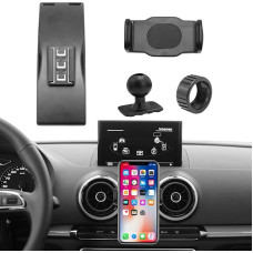 TTCR-II Mobile Phone Holder Compatible with Audi A3(2014-2020) S3(2014-2019) RS3(2016-2017), Car Phone Holder Audi Car Phone Holder A3 Interior Accessories, Car Mobile Phone Holder Audi A3 2015 Phone