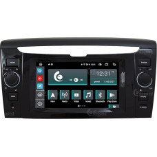 Costum Fit Car Radio for Lancia Ypsilon Android GPS Bluetooth WiFi Dab USB Full HD Touchscreen Display 6.2 Inch Easyconnect 8-Core Processor Voice Commands