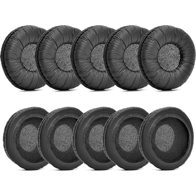 5 Pairs Ear Pads Compatible with Jabra Pro 920 930 935 9450 9460 9465 9470 / UC Voice 550 Headset (Frog Leather/5 Pairs)