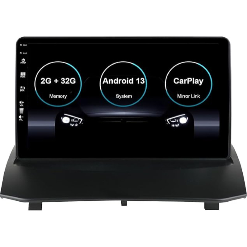 MISONDA Android Double Din Car Radio For Ford Fiesta Mk 6 2008-2017 - [2G + 32G] - Support Steering Wheel Control Carplay 4G WiFi DAB RDS BT5.0 SWC Free Camera