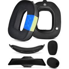 A50 Gen 3 Mod Kit - defean Replacement Ear Pads and Headband Compatible with Astro A50 Gen 3 Headset, Ear Pads, High Density Noise Cancelling Foam, Silky, Cooling Fabric)