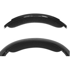 Geekria Velour Headband Pad Compatible with Astro A50 Gen 3 Headphone Replacement Band Headset Pillow Repair Part (Black)