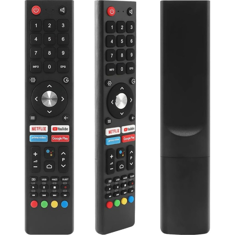 Replacement Voice GCBLTV02ADBBT Remote Control Suitable for Changhong CHIQ Smart TV, YiBiChin Remote Control GCBLTV02ADBBT for Changhong CHIQ SABA Smart TV L32H7S L40H7S L43H7S SA24S46A9 SA32K67A9