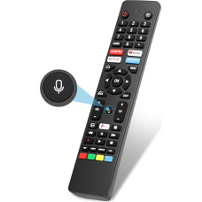 Gvirtue RM-C3250 RMC3250 Voice Remote Control for JVC Smart 4K UHD Ultra HD HDR LED LCD TV with Netflix, Youtube, Prime Video and Google Play Buttons LT-32CA690 LT-32CA790 LT-40CA790, No Setup