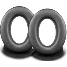 SOULWIT Lambskin Replacement Ear Pads for Bose A20 Aviation Headset, Aviation Headset X A10, Replacement Pads with Softer Leather, Noise Isolation Memory Foam (Black)