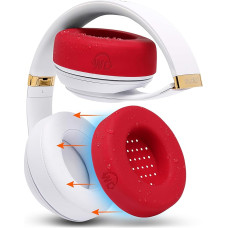 WC SweatZ Earpad Cases Made by WC | Fits Beats Studio 3 & 2 & Studio Pro (Not Fit Beats Solo) / Bose QC35 & 35II / Bose 700 & More | Red