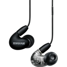 Shure AONIC 5 Wired Sound Isolating Earbuds, High Resolution Sound and Natural Bass Response, Three Drivers, In-Ear, High Quality, Compatible with Apple and Android Devices - Black