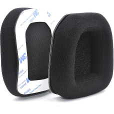 defean Replacement Velour and Soft Foam Ear Pads Compatible with Astro A20 / A20 Wireless Gaming Headse (All Black)