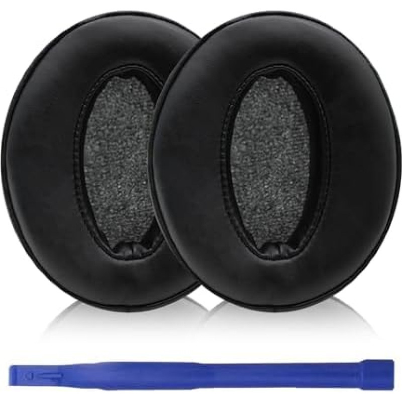 Aiivioll Replacement Protein Leather Ear Pads for Sennheiser HD450BT, HD4.50BTNC, HD4.40BT Ear Pads, Headphone Ear Pads, Pillowcase, Ear Cups Repair Parts (Black)