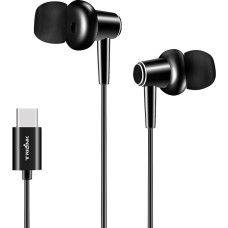 USB Type C Headphones, In-Ear Earphones Compatible with Xiaomi 12/11T Pro, 10 10Pro, mi 9, mi 8, 8 se, CC9 Pro, Mix 4, Mix2, Mix2s, Redmi K40/K30/Pro, Note 8t/8/8 Pro/8A, with Microphone and Volume