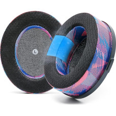 WC Freeze Penrose Replacement Hybrid Fabric Ear Pads with Cooling Gel for Audeze Penrose and Mobius, Made by Wicked Cushions, Improved Durability, Thickness and Sound Insulation | Speed Racer