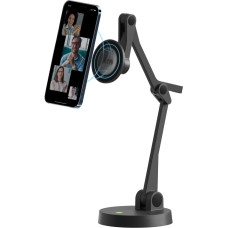 IPEVO Uplift Magnetic Multi-Articulated Arm for iPhone Series 12 and Above, Multi-Articulated Phone Holder for Video Calling, Multi-Screen Workspace, Online Teaching and Learning Phone Stand