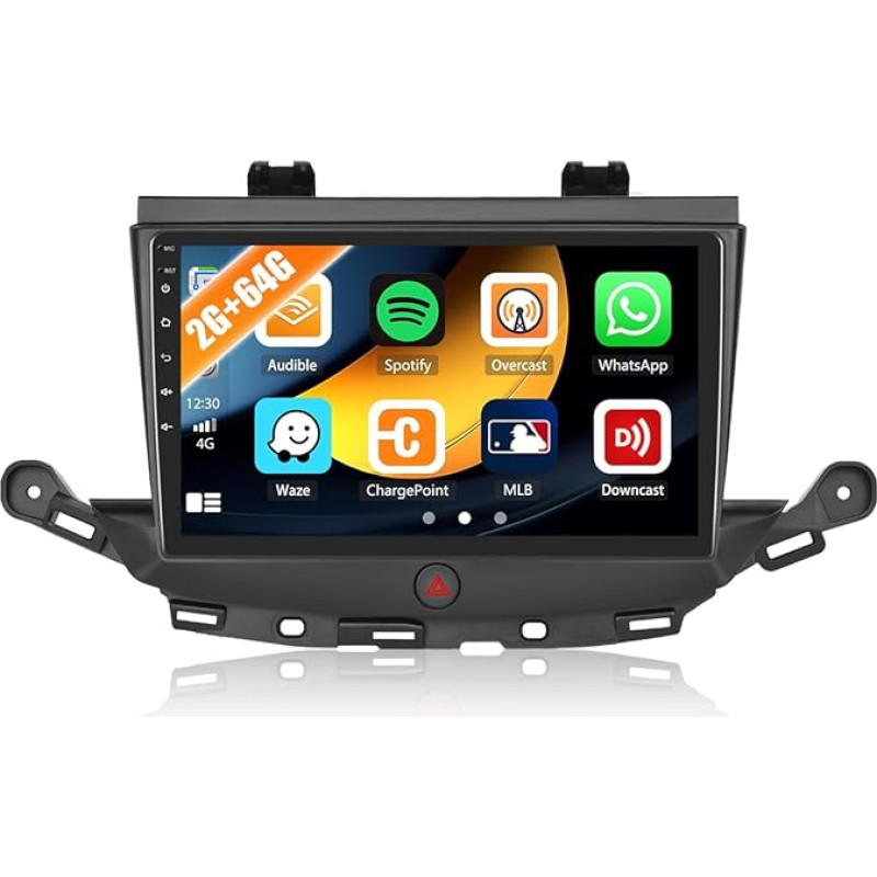 2G + 64G CAMECHO Android 13 Car Radio for Opel Astra K/Buick Verano GS 2016-2019 with Navi Carplay Android Car, 9 Inch Double DIN Car Radio Touch Display with Bluetooth RDS FM WiFi Mirror Link