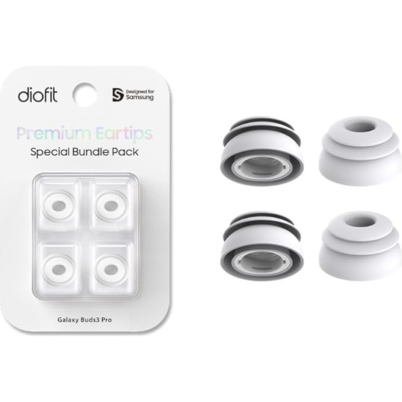 Galaxy Buds3 Pro Eartips (White, Medium)