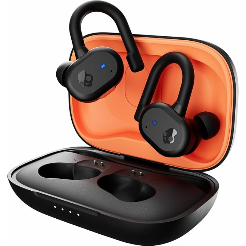 Skullcandy Push Active True Wireless In-Ear Headphones - True Black/Orange