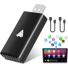 Podofo Wireless Android Car Adapter, Android Car Dongle for Original Wired USB Car Radio Cars Convert Wired to Wireless Android Car