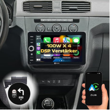 DYNAVIN Android Car Radio Sat Nav for VW Caddy Golf 6 Golf 5 Plus Tiguan Sharan Polo, 9 Inch Radio with Wireless Carplay and Android Car, Head-up Display, Includes DAB+: D9-V9W Premium Flex