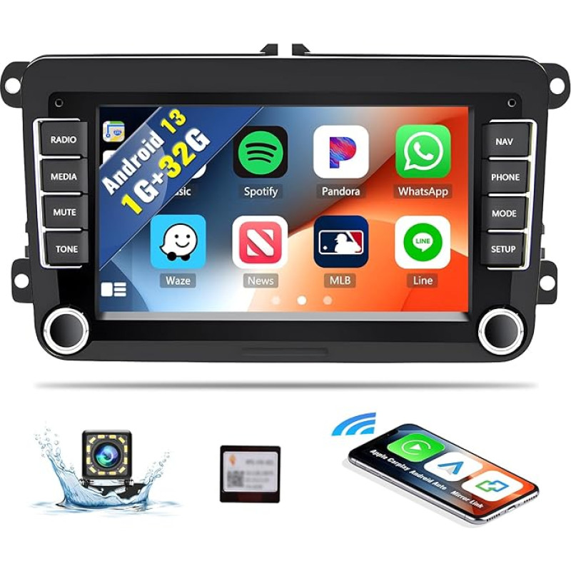 SIXWIN Android 13 CarPlay Android Car Radio