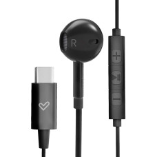 Energy Sistem Earphones Smart 2 Type C (Earphones Type C, Digital Sound, Music & Volume Control, Carrying Case) Black