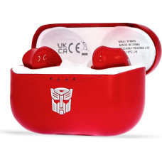 OTL Technologies TF0933 Transformers Autobot TWS Wireless Headphones with Charging Case - Red