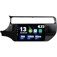 SXAUTO - 6G + 128G - Android 12 IPS Car Radio for KIA Rio 4 K3 (2011-2017) - Built-in Carplay/Android Car/DSP - LED Camera + MIC - DAB Steering Wheel Control Fast Boot 360-CAM WiFi AHD - 2 DIN 9 Inch