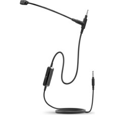 Energy Sistem Headphones Microphone 1 (Retractable Microphone, HQ Voice Calls, Universal Compatibility, Volume Control, 2 m Cable) - Black