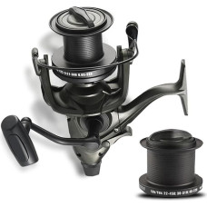 Metall-Angelrollen, professionelle rotierende Rollen, 4,6:1 Übersetzung, Angelrollen, Rad mit Ersatzspule, 17,9 kg Zugkraft