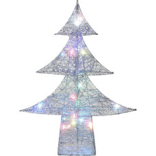 Christmas Concepts® 40cm LED Light Up Colour Changing Rattan Tree - Christmas Decoration