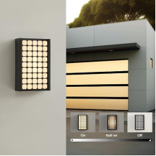 LED Outdoor Light Wall Light IP65 Wall Lamp Outdoor Anthracite 18 W Outdoor Wall Light Outdoor Light Dimmable Outdoor Light Outdoor Lighting House Patio Balcony