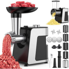 FITNATE 800 W elektrinė mėsmalė su ES kištuku, galingas 