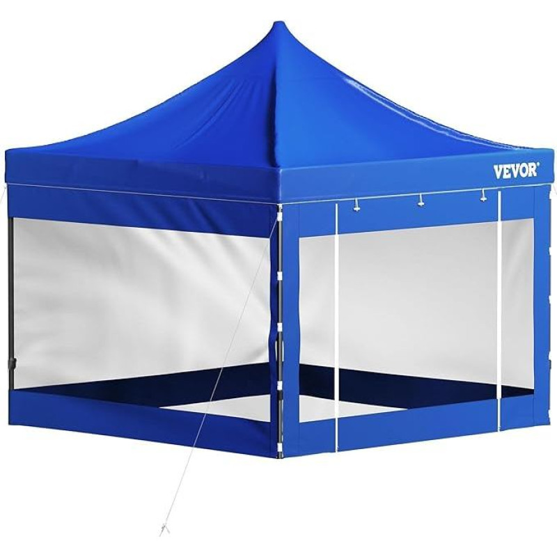 VEVOR sulankstoma pavėsinė 3 x 3 m 240 g PVC dengta poliesterio iškylančioji pavėsinė