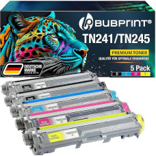 Bubprint 5 Suderinami toneriai Brother TN 241 241 245, skirti HL 3170CDW HL 3140CW Multipack