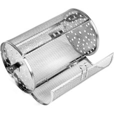 Nerūdijančio plieno grilio krepšys Kepimo krepšys orkaitėje Kepimo krepšys keptuvėje Rotacinis kepimo krepšys Riešutai Pupelės Žemės riešutų krepšys BBQ grilis Kepimo indai 22 x 12 cm