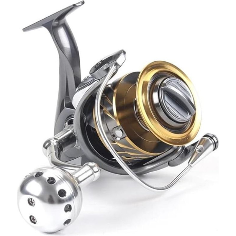 Spinnrolle Jigging Reel 11+1BB 35kg Drag Power Boot Angelrollen Karpfenrolle Roller