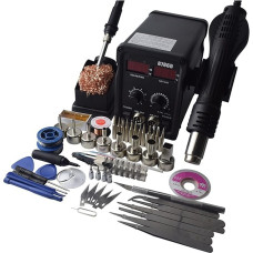 Lötstation 750W 2 in 1 Smd Ausrüstung Nacharbeit Station 8786d Heißluftpistole + Löten Eisen
