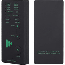 Portable Sound Card Voice Changer, 4 Sound Effects + 4 Voice Changer Stereo Audio Sound Changer for Wechat, Live and Sing, USB Phone Voice Changer Sound Card for Live Gaming