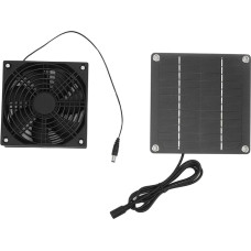 für Solar-Dachbodenventilator, hocheffizientes monokristallines Panel, 2200 U/min Abluft für Zuhause, Wohnmobil, Gewächshaus, Schuppen, Haustierhaus, Fensterkühlung,