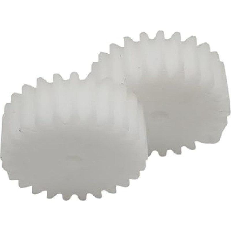 Kunststoff-Schneckenräder, Kunststoff-Motor-Stirnrad, 2er-Pack, 1,5 mm, 22 Zähne, 36 mm Außendurchmesser, 15 mm Dicke, 4-15 mm Bohrung (6 mm Bohrung)(6.35mm BORE)