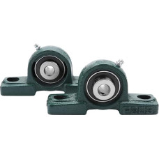 Famus 2 STK. UCP205 25 mm savaime išsilyginantis grindų guolis su surinktu bloku