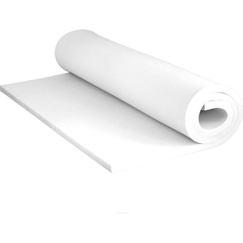 Kaltschaumplatte HR40/37 - Hochwertiger Polsterschaumstoff für Matratzen, Camping & Möbelbau (HR 40/37, 100x200x5cm)