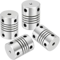 išteklių žemėlapis Lankstūs kupplungai, 2 mm bis 3 mm, Gelenkverbinder aus Aluminiumlegierung, lankstūs Wellenkupplungen, Motorkupplung für 3D-Drucker, CNC-Maschine, Motorführung, DIY-Encoder D15 x L 20 mm