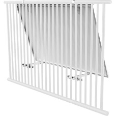 LEICKE Balcony Power Station Bracket Balcony for All Solar Panels I Robust Aluminium Alloy Solar Panel Holder I Railing Balcony Power Station Attachment Adjustable Angle 0° or 15-30°