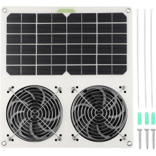 Doppelventilator-Solarzellen, Outdoor-Solarzellen, Abluftventilator, Dachbodenventilator, Lüftungsschlitz für Dachboden