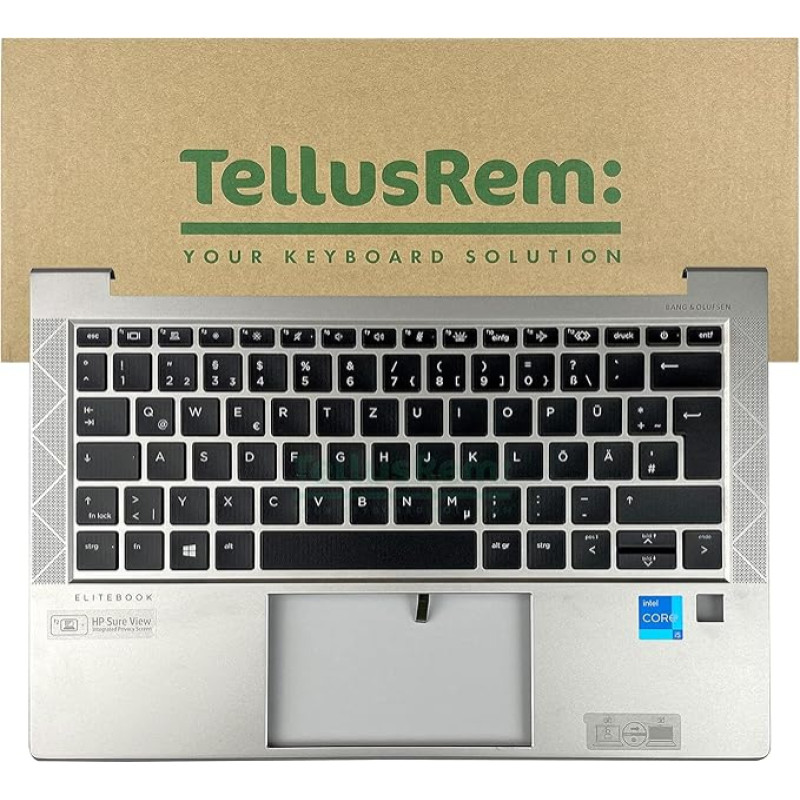 HP 830 G7 830 G8 klaviatūros vokiečių foninis apšvietimas