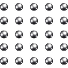 sourcing map 400 Pieces Precision Balls 4 mm Diameter G200 201 Stainless Steel for Bearings